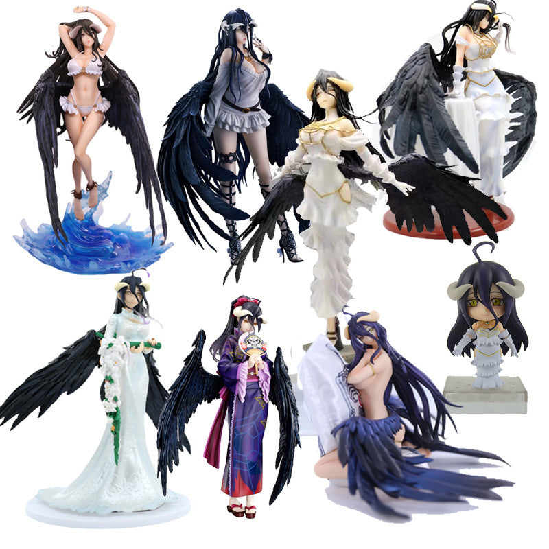 Department Store - Overlord III Albedo So-Bin Ver. Anime Character Albedo PVC Action Figure Toy Overlord Statue Collectible Model Doll Adult Gift