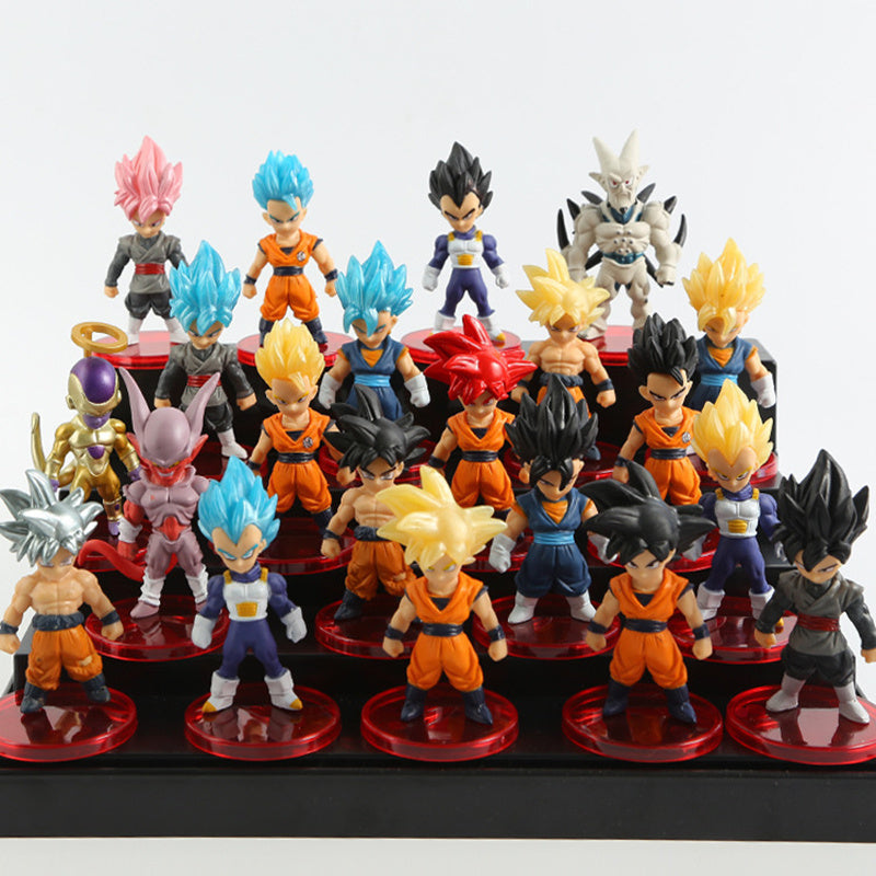 Department Store - Brand New Set Anime Dragon Ball Z Model Doll Toy Gift Super Saiyan Goku Vegeta Trunk Majin Buoflisa Children's Toy