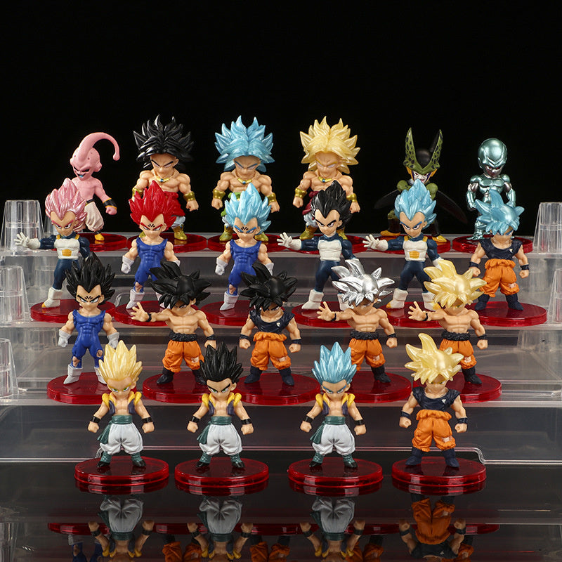 Department Store - Brand New Set Anime Dragon Ball Z Model Doll Toy Gift Super Saiyan Goku Vegeta Trunk Majin Buoflisa Children's Toy