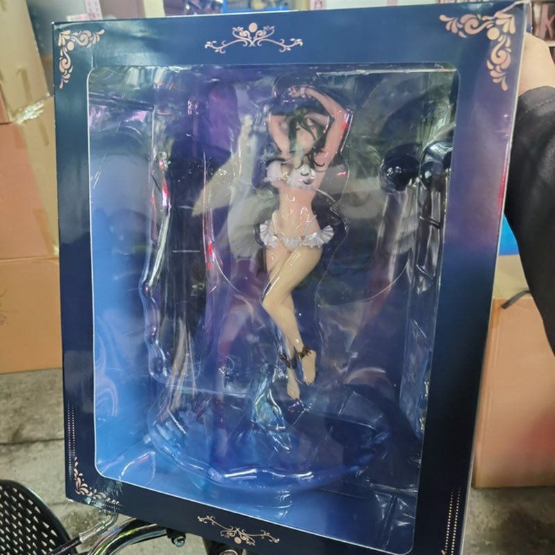 Department Store - Overlord III Albedo So-Bin Ver. Anime Character Albedo PVC Action Figure Toy Overlord Statue Collectible Model Doll Adult Gift