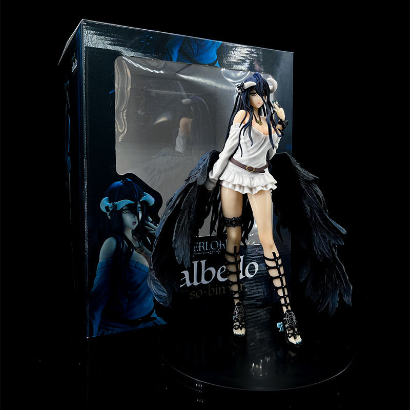 Department Store - Overlord III Albedo So-Bin Ver. Anime Character Albedo PVC Action Figure Toy Overlord Statue Collectible Model Doll Adult Gift