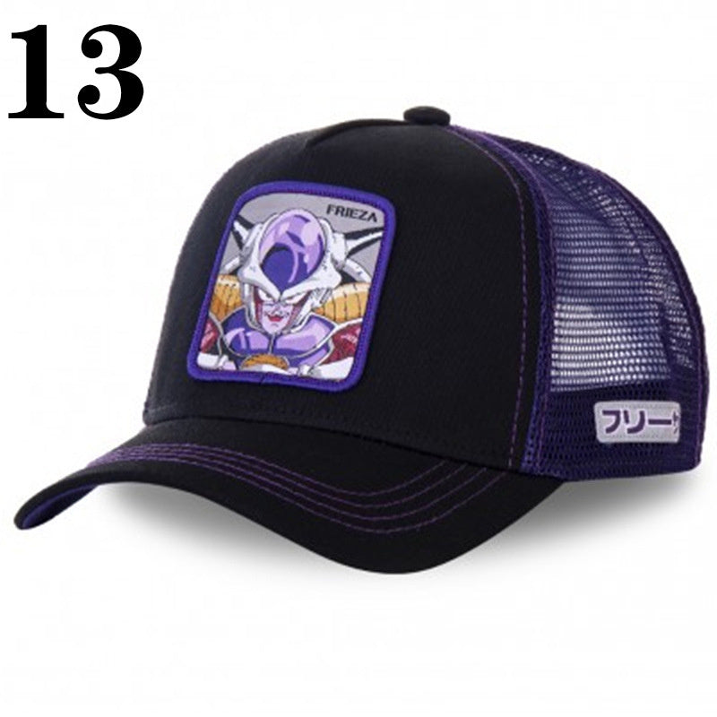 Department Store - New Naruto Dragon Ball DRAGONBALL Mesh Cap Cartoon Mesh Cap Men And Women Baseball Cap Fashion Patch Trucker Cap