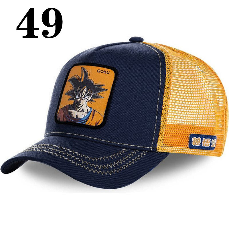 Department Store - New Naruto Dragon Ball DRAGONBALL Mesh Cap Cartoon Mesh Cap Men And Women Baseball Cap Fashion Patch Trucker Cap