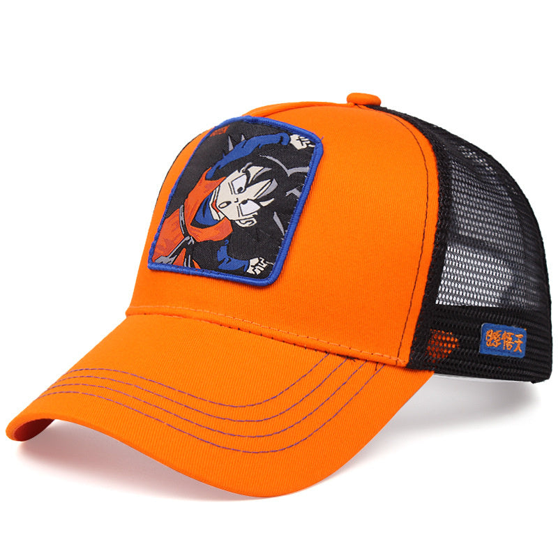 Department Store - New Naruto Dragon Ball DRAGONBALL Mesh Cap Cartoon Mesh Cap Men And Women Baseball Cap Fashion Patch Trucker Cap