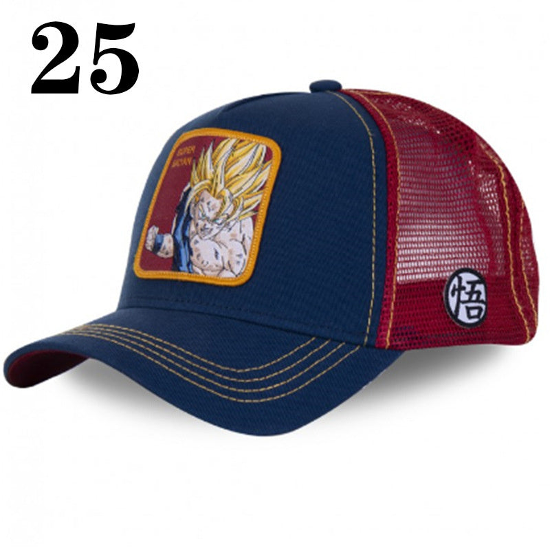 Department Store - New Naruto Dragon Ball DRAGONBALL Mesh Cap Cartoon Mesh Cap Men And Women Baseball Cap Fashion Patch Trucker Cap