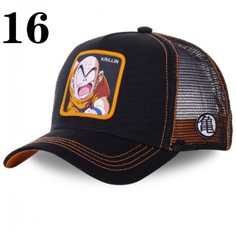 Department Store - New Naruto Dragon Ball DRAGONBALL Mesh Cap Cartoon Mesh Cap Men And Women Baseball Cap Fashion Patch Trucker Cap