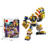 Department Store - Marvel Avengers Mech Toys Thor Spider-Man Thanos Mecha Boy Fighting Insert Model Building Blocks Minifigure Children's Toys