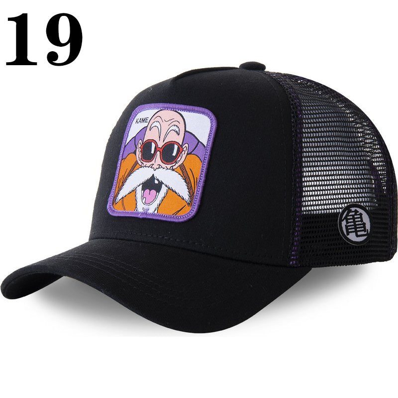 Department Store - New Naruto Dragon Ball DRAGONBALL Mesh Cap Cartoon Mesh Cap Men And Women Baseball Cap Fashion Patch Trucker Cap