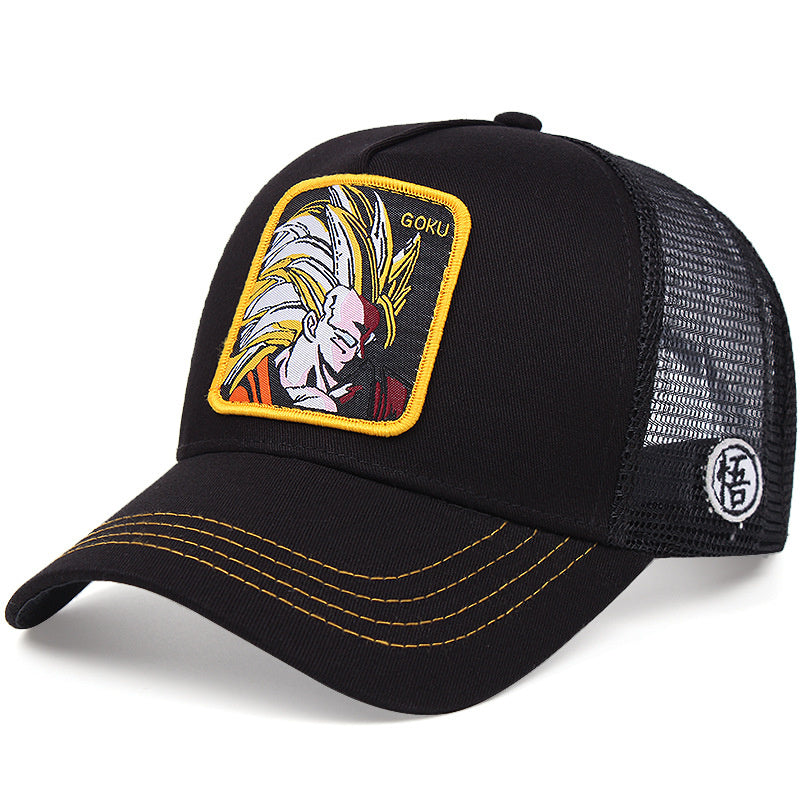 Department Store - New Naruto Dragon Ball DRAGONBALL Mesh Cap Cartoon Mesh Cap Men And Women Baseball Cap Fashion Patch Trucker Cap