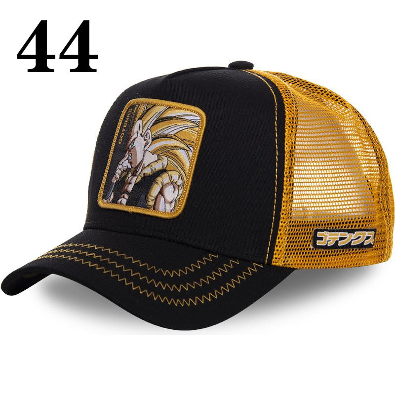 Department Store - New Naruto Dragon Ball DRAGONBALL Mesh Cap Cartoon Mesh Cap Men And Women Baseball Cap Fashion Patch Trucker Cap