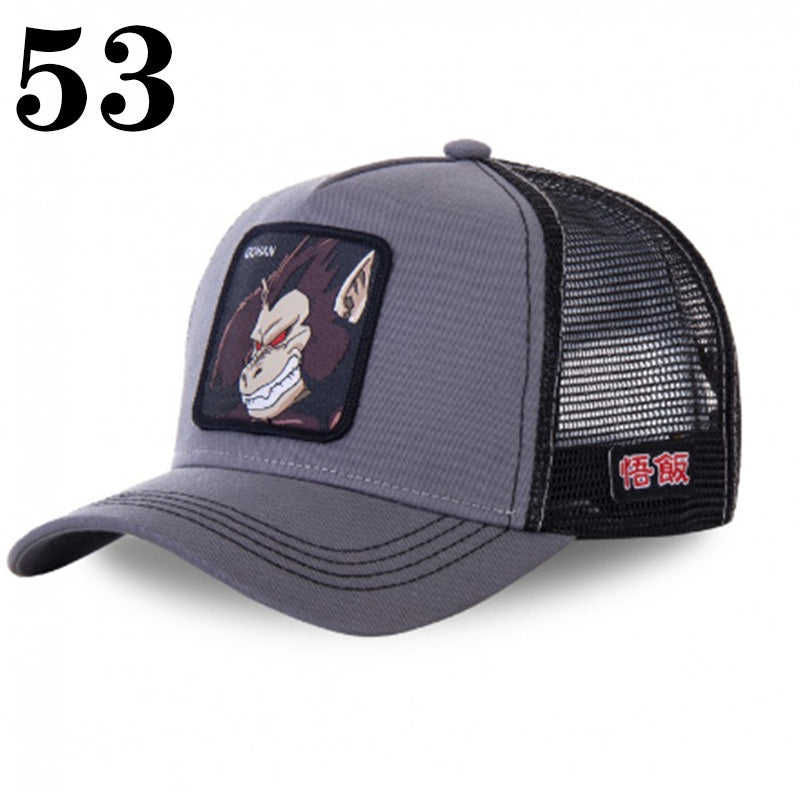 Department Store - New Naruto Dragon Ball DRAGONBALL Mesh Cap Cartoon Mesh Cap Men And Women Baseball Cap Fashion Patch Trucker Cap