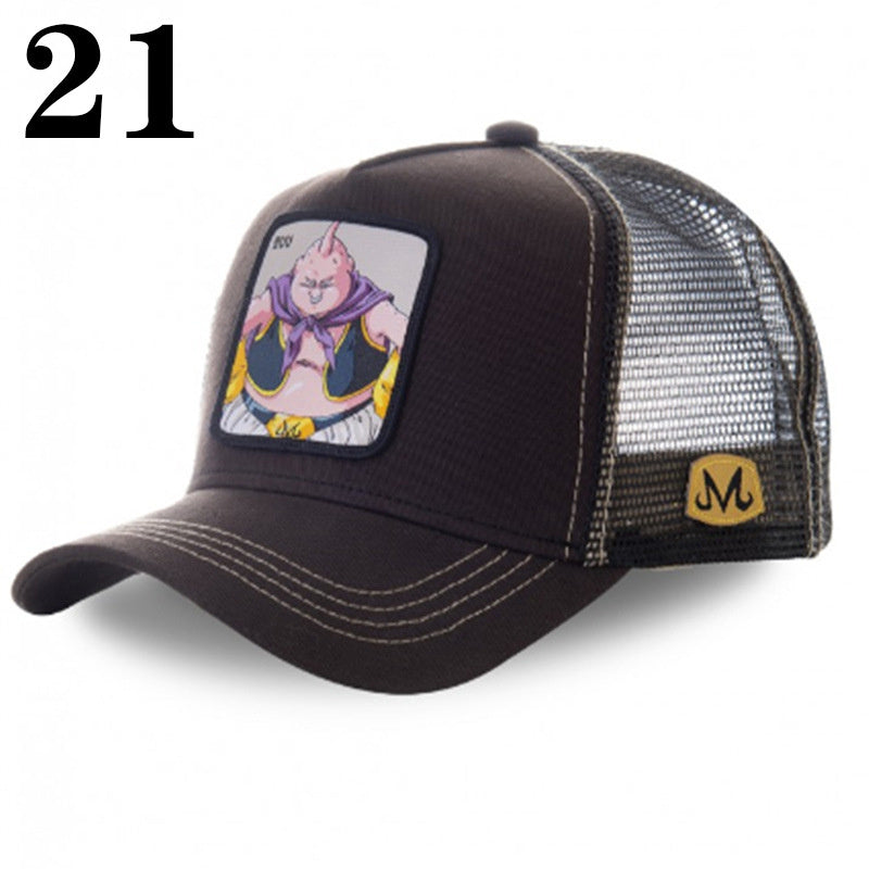 Department Store - New Naruto Dragon Ball DRAGONBALL Mesh Cap Cartoon Mesh Cap Men And Women Baseball Cap Fashion Patch Trucker Cap