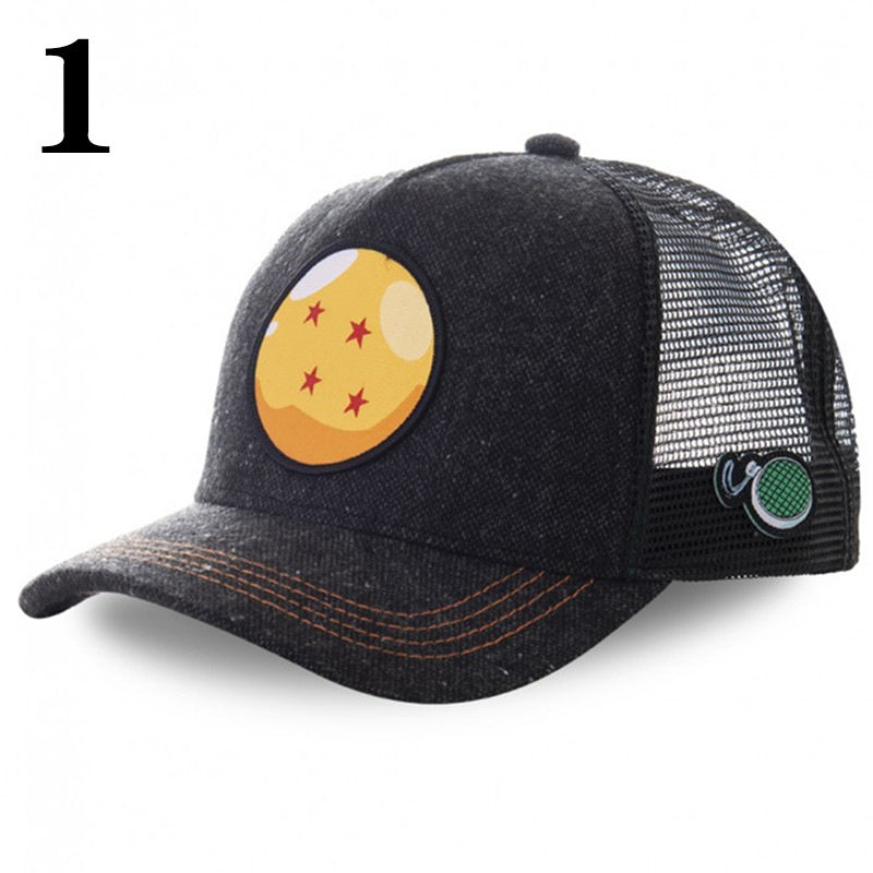 Department Store - New Naruto Dragon Ball DRAGONBALL Mesh Cap Cartoon Mesh Cap Men And Women Baseball Cap Fashion Patch Trucker Cap