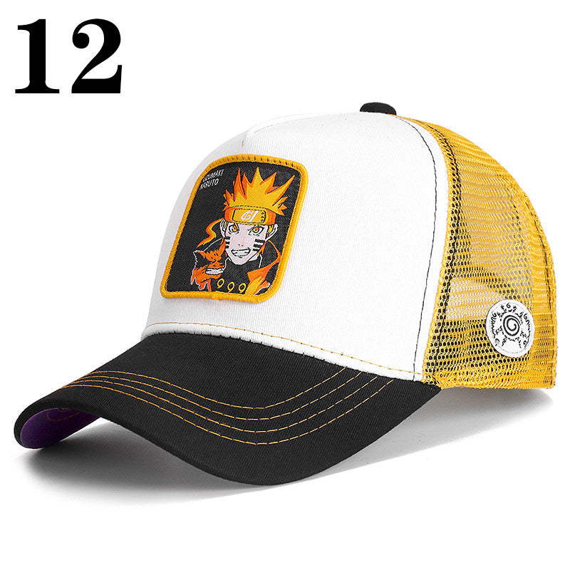 Department Store - New Naruto Dragon Ball DRAGONBALL Mesh Cap Cartoon Mesh Cap Men And Women Baseball Cap Fashion Patch Trucker Cap