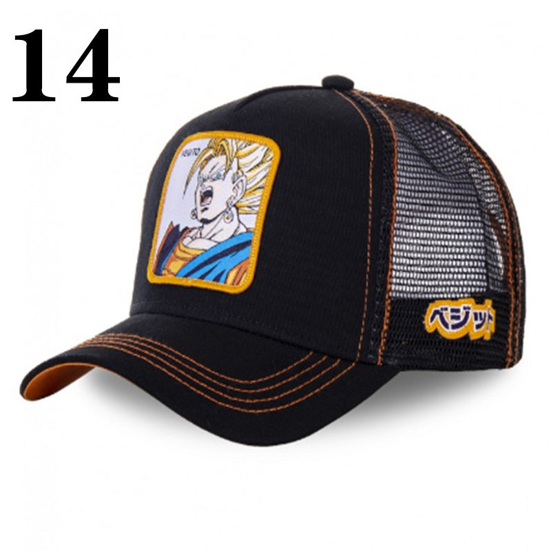 Department Store - New Naruto Dragon Ball DRAGONBALL Mesh Cap Cartoon Mesh Cap Men And Women Baseball Cap Fashion Patch Trucker Cap