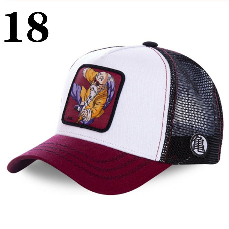 Department Store - New Naruto Dragon Ball DRAGONBALL Mesh Cap Cartoon Mesh Cap Men And Women Baseball Cap Fashion Patch Trucker Cap