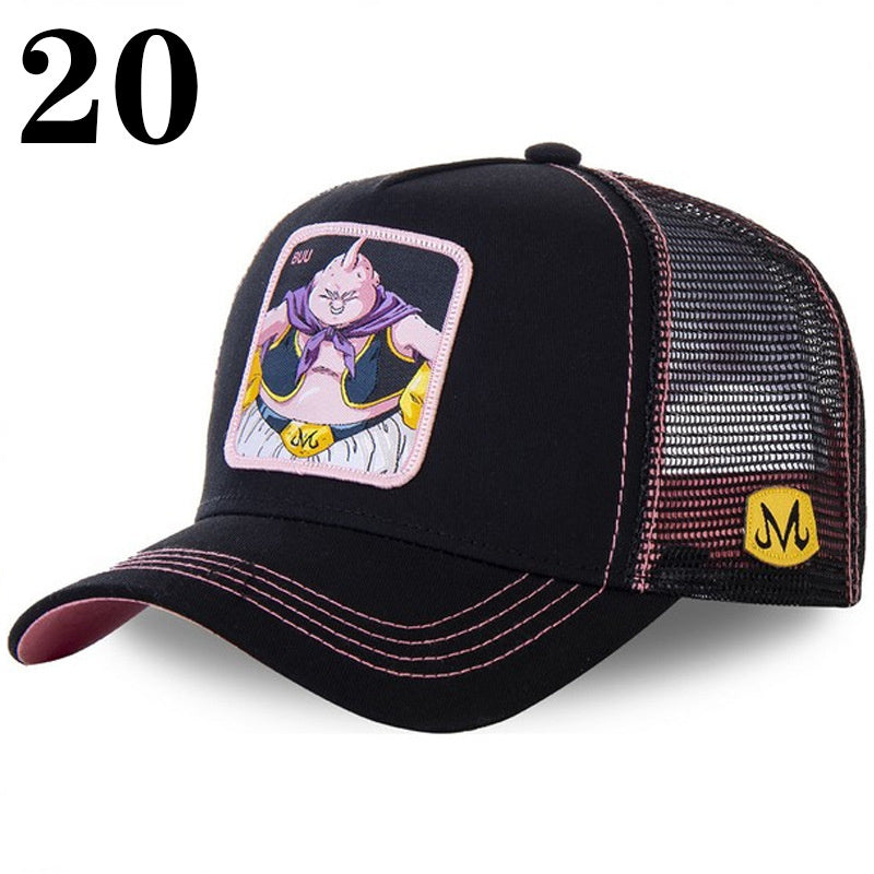Department Store - New Naruto Dragon Ball DRAGONBALL Mesh Cap Cartoon Mesh Cap Men And Women Baseball Cap Fashion Patch Trucker Cap