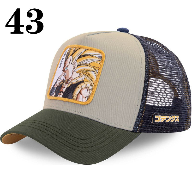 Department Store - New Naruto Dragon Ball DRAGONBALL Mesh Cap Cartoon Mesh Cap Men And Women Baseball Cap Fashion Patch Trucker Cap