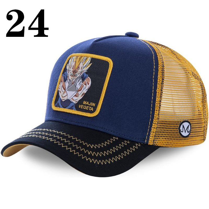 Department Store - New Naruto Dragon Ball DRAGONBALL Mesh Cap Cartoon Mesh Cap Men And Women Baseball Cap Fashion Patch Trucker Cap