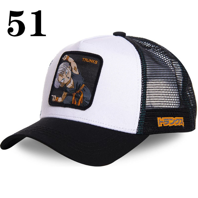 Department Store - New Naruto Dragon Ball DRAGONBALL Mesh Cap Cartoon Mesh Cap Men And Women Baseball Cap Fashion Patch Trucker Cap