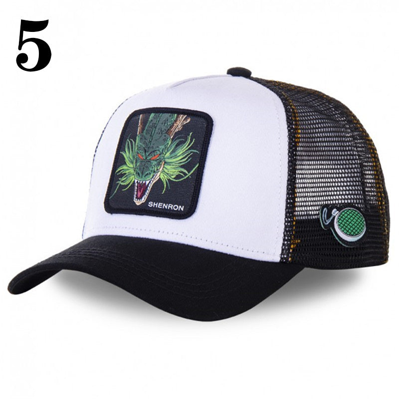 Department Store - New Naruto Dragon Ball DRAGONBALL Mesh Cap Cartoon Mesh Cap Men And Women Baseball Cap Fashion Patch Trucker Cap