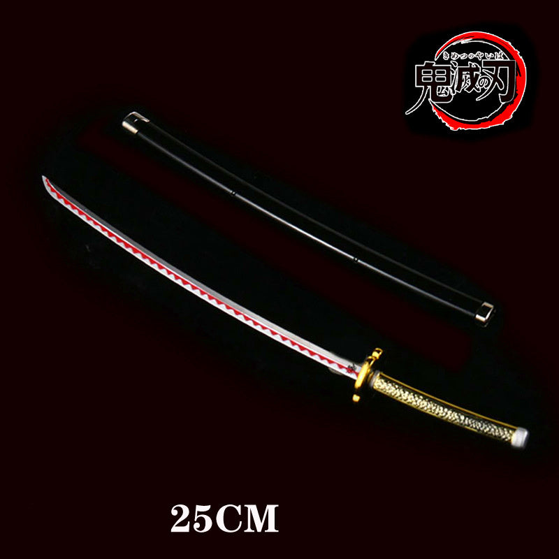 Department Store - 25cm Kimetsu No Yaiba Sword Weapon Demon Killer Tomioka Yoshio Role-playing Sword Anime Ninja Sword PU Weapon Props