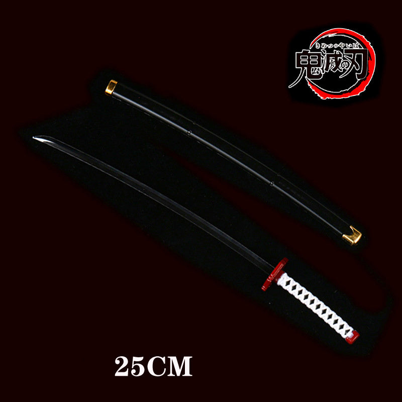 Department Store - 25cm Kimetsu No Yaiba Sword Weapon Demon Killer Tomioka Yoshio Role-playing Sword Anime Ninja Sword PU Weapon Props