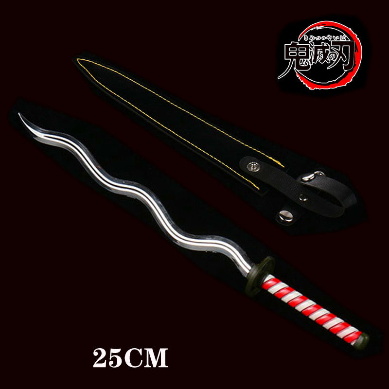 Department Store - 25cm Kimetsu No Yaiba Sword Weapon Demon Killer Tomioka Yoshio Role-playing Sword Anime Ninja Sword PU Weapon Props