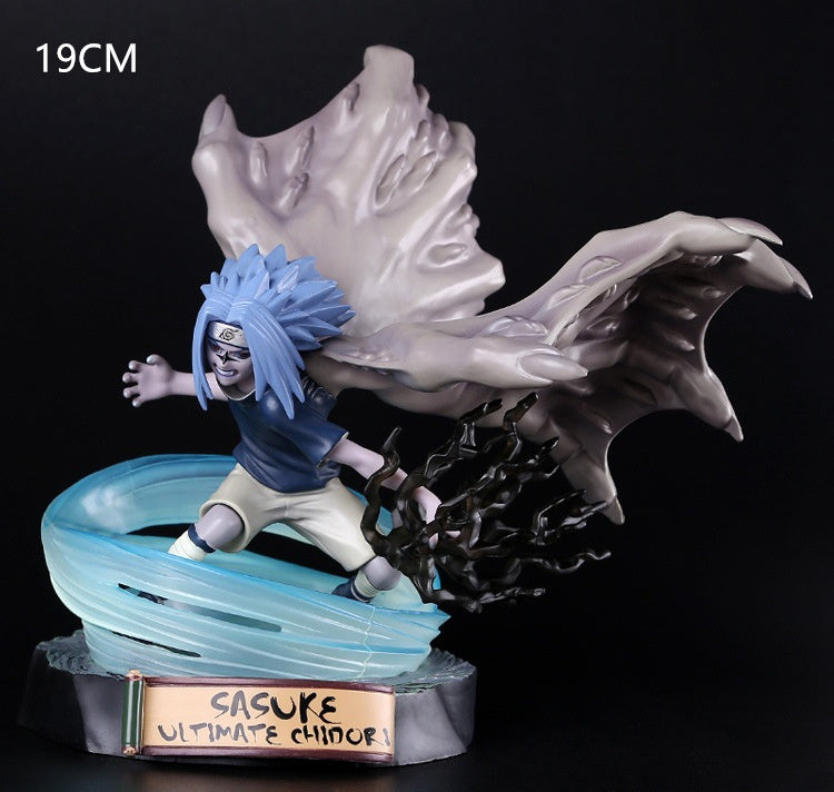 Department Store - Naruto GK Uchiha Itachi I Love Rosha Cloud Sitting Crane Shield Sand Storm Sasuke Chidori San Diego PVC Action Figure Gift
