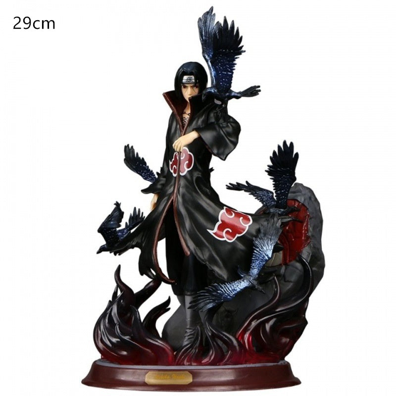 Department Store - Naruto GK Uchiha Itachi I Love Rosha Cloud Sitting Crane Shield Sand Storm Sasuke Chidori San Diego PVC Action Figure Gift