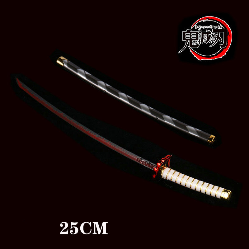 Department Store - 25cm Kimetsu No Yaiba Sword Weapon Demon Killer Tomioka Yoshio Role-playing Sword Anime Ninja Sword PU Weapon Props