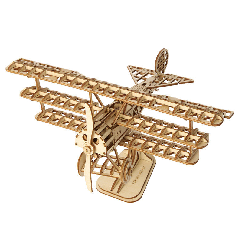 Department Store - New Wooden Diy Assembled Three-Dimensional Puzzle Model Pumpkin Car Ferris Wheel Carousel Sailboat Creative Assembly Ornaments