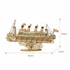 Department Store - New Wooden Diy Assembled Three-Dimensional Puzzle Model Pumpkin Car Ferris Wheel Carousel Sailboat Creative Assembly Ornaments