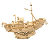 Department Store - New Wooden Diy Assembled Three-Dimensional Puzzle Model Pumpkin Car Ferris Wheel Carousel Sailboat Creative Assembly Ornaments