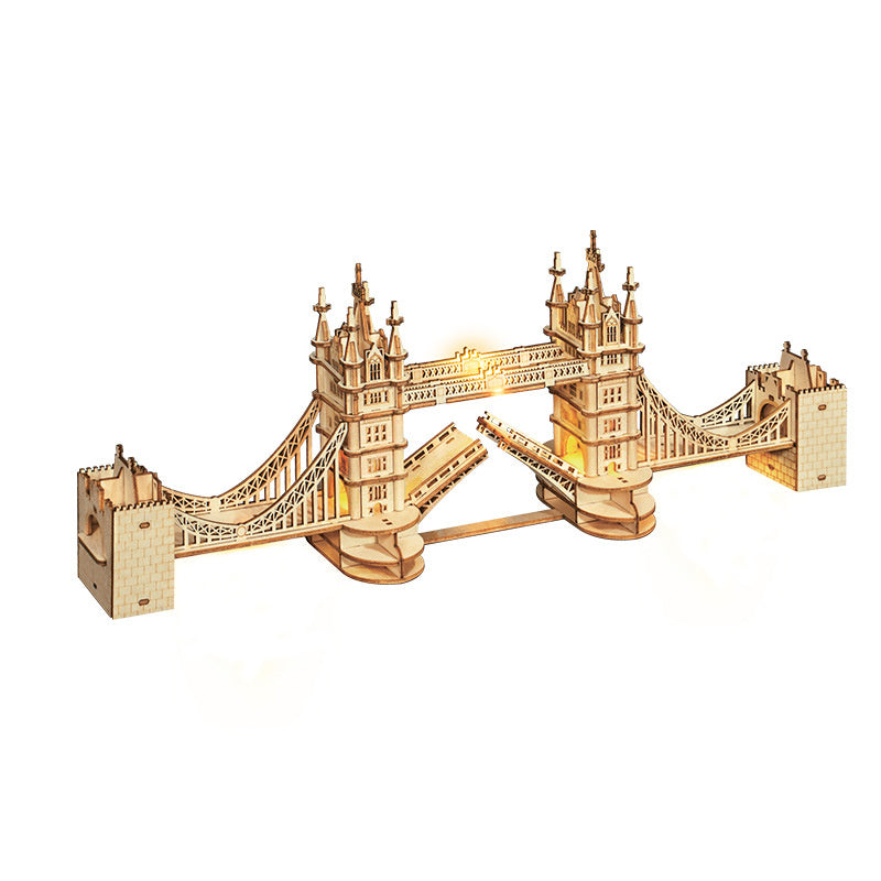 Department Store - New Wooden Diy Assembled Three-Dimensional Puzzle Model Pumpkin Car Ferris Wheel Carousel Sailboat Creative Assembly Ornaments