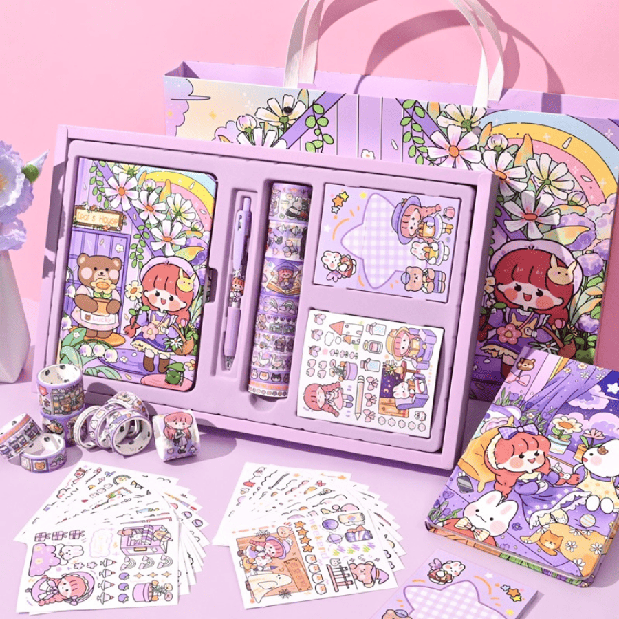 Department Store - Deluxe Kawaii Stationery Gift Set - Perfect for Friends, Students & Crafting Enthusiasts!