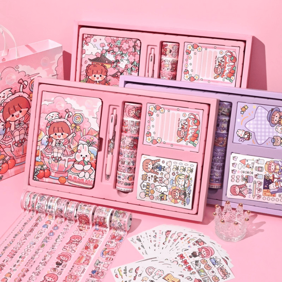 Department Store - Deluxe Kawaii Stationery Gift Set - Perfect for Friends, Students & Crafting Enthusiasts!