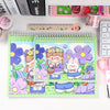 Department Store - A5/A4 Double-Sided Release Paper Hand Account Tape Sticker: Cartoon Character Material Loose-Leaf Illustration Book Storage for Office Product