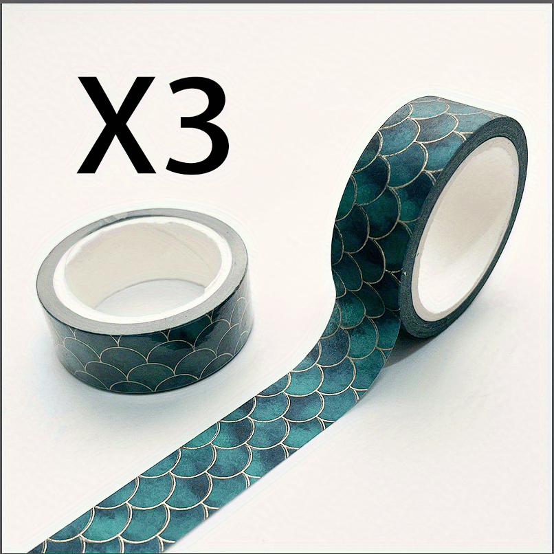 Department Store - 3pcs, Creative Single Pack Hot Stamping And Paper Tape Hand Account Tape Hand Account Tape DIY Decorative Masking Tape,Upgrade Transparent Glue Paste Transparent Liquid Fusion Fabric Glue