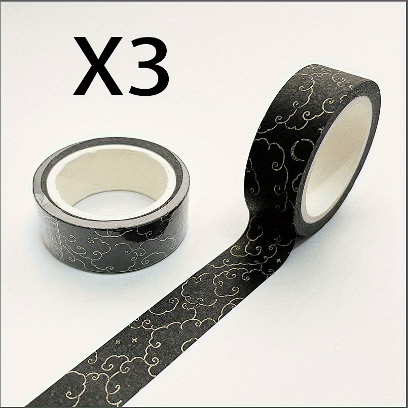 Department Store - 3pcs, Creative Single Pack Hot Stamping And Paper Tape Hand Account Tape Hand Account Tape DIY Decorative Masking Tape,Upgrade Transparent Glue Paste Transparent Liquid Fusion Fabric Glue
