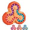 Sensuality Emporium - 1pc, Rubik's Cube Toys, Puzzle Double-sided Rolling Beads Six-sided Rotation, Blue Pink Orange Interoperable Magic Beans, Decompression Intelligence Fingertip