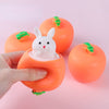 Rainbow Store - 1pc Easter Egg Squeeze Carrot Rabbit Egg Squeeze Squeeze Cup Pocket Small Animal Pinch Pinch Novelty Decompression Toy Children's Day Gift
