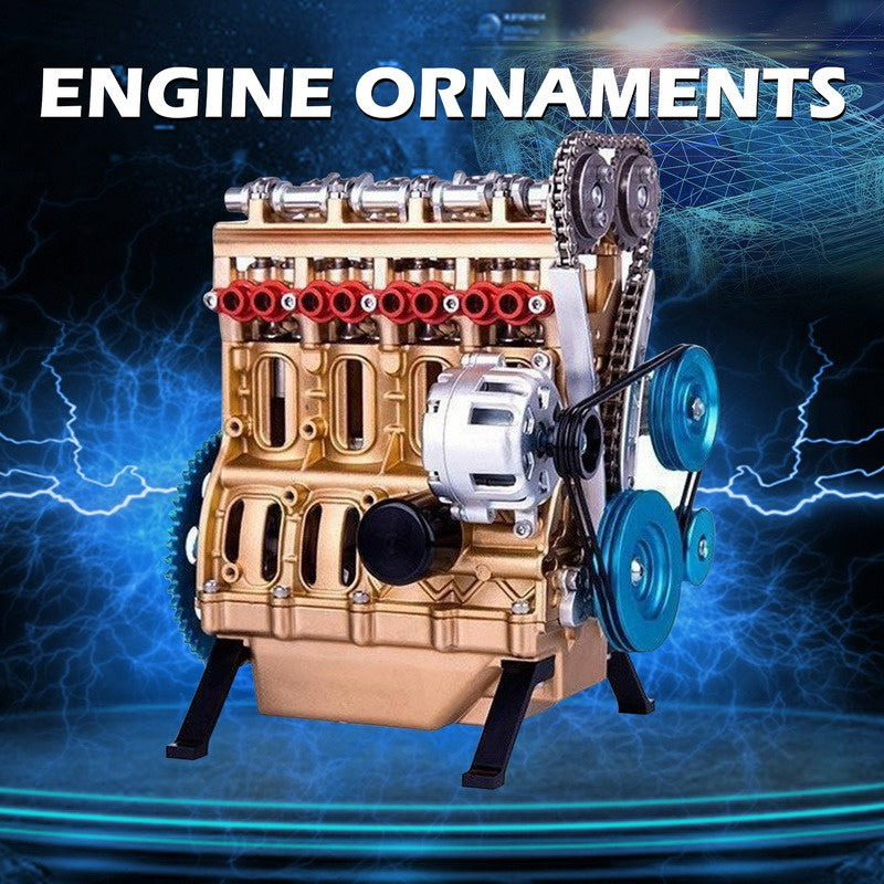 Sensuality Emporium - New Mini Assembly Car Assemble Inline Four-cylinder L4 Engine Model Kit Toys For Adult Gift Engine Resin Ornaments 2023 Hot Sale