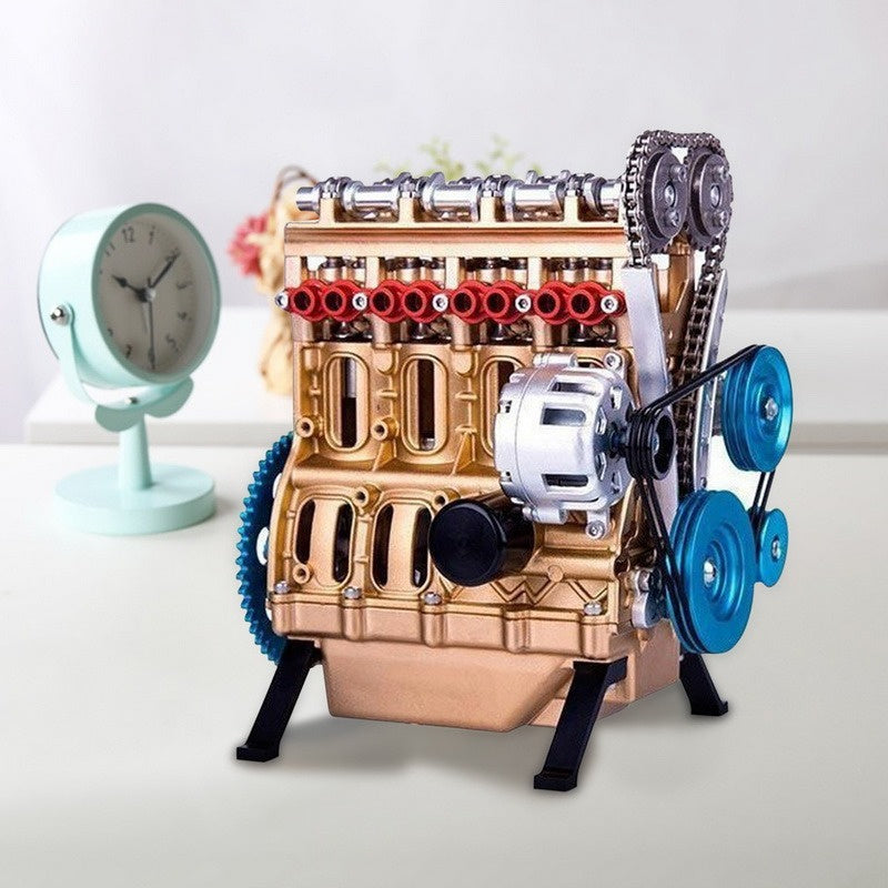 Sensuality Emporium - New Mini Assembly Car Assemble Inline Four-cylinder L4 Engine Model Kit Toys For Adult Gift Engine Resin Ornaments 2023 Hot Sale