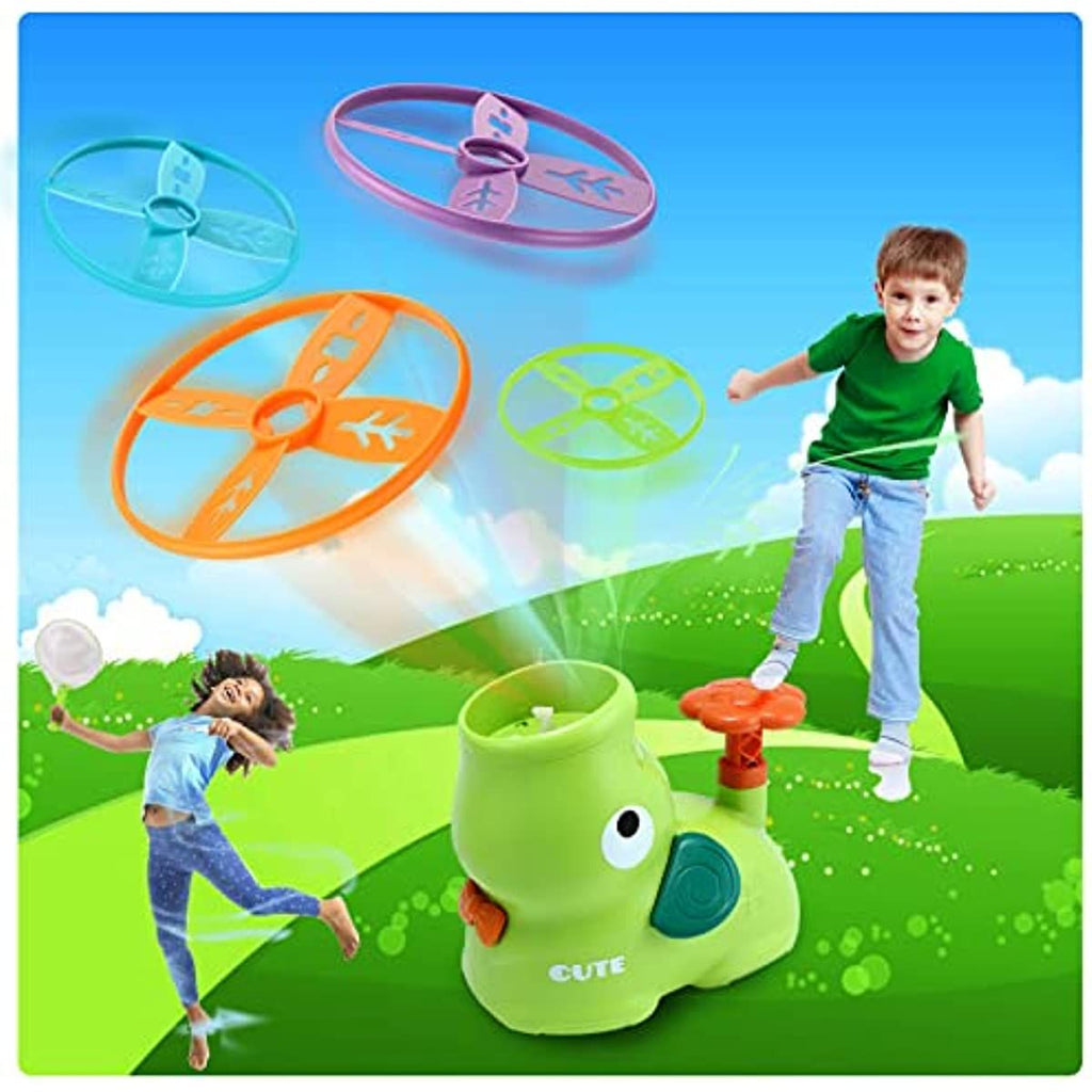 Nice Store - Outdoor Toys for Kids Ages 4-8: Elephant Butterfly Catching Game - Toddler Chasing Toy 3 4 5 6 7 Year Old Boys Girl Flying Spinner Toy Disc Rocket Launcher Kid Age 8-12 Gifts Fun Family Outside Games