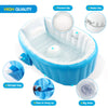 Nice Store - Baby Inflatable Bathtub; Portable Toddler Bathtub Baby Bath Tub Foldable Travel Tub with Air Pump