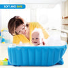 Nice Store - Baby Inflatable Bathtub; Portable Toddler Bathtub Baby Bath Tub Foldable Travel Tub with Air Pump