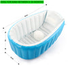 Nice Store - Baby Inflatable Bathtub; Portable Toddler Bathtub Baby Bath Tub Foldable Travel Tub with Air Pump