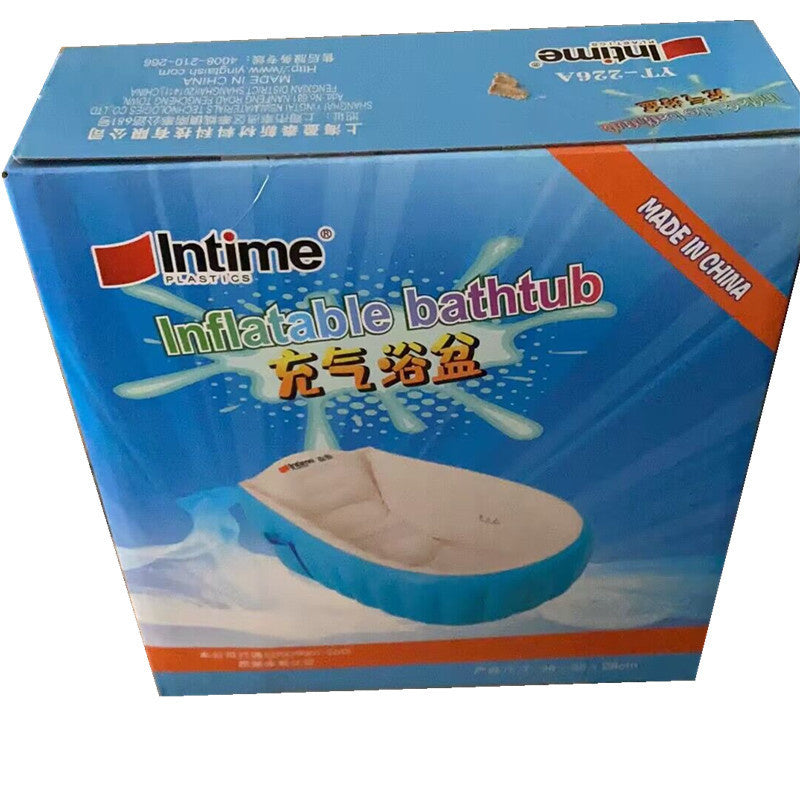 Nice Store - Baby Inflatable Bathtub; Portable Toddler Bathtub Baby Bath Tub Foldable Travel Tub with Air Pump
