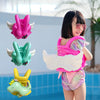 Nice Store - Kids Life Jacket; Kids Swim Vest with Angel Wings Toddler Portable Inflatable Swan Swimming Ring with Adjustable Safety Buckle